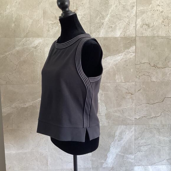 Athleta Matching Set XS/S Soft Black Stripe Fall Athleisure Sporty Travel Outfit - Picture 7 of 12